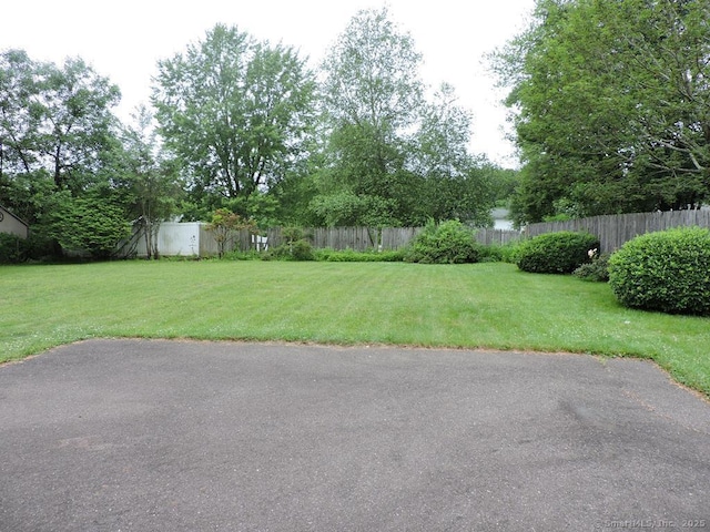 14 Cartier Rd, Enfield, CT 06082 - view of yard with a patio area