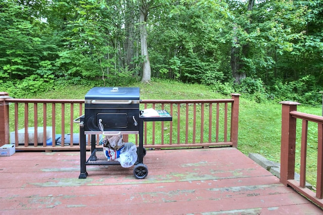 121 Lexington Ave Unit 21, New Haven, CT 06513 - wooden deck featuring grilling area