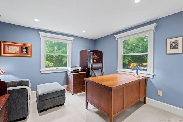 160 Disbrow St, Stratford, CT 06614 - office space with healthy amount of natural light, recessed lighting, and light colored carpet
