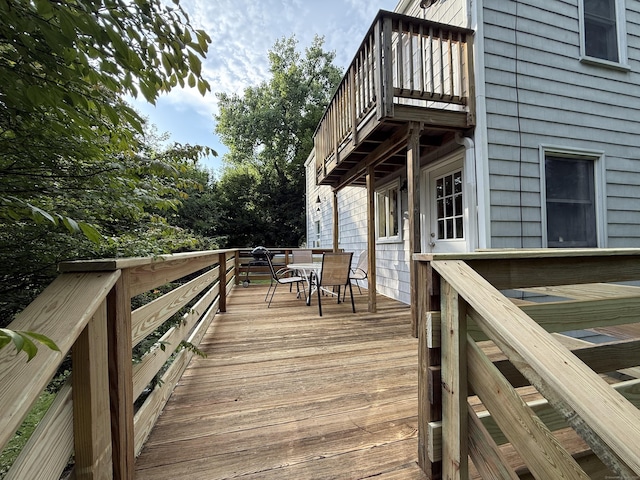 160 Disbrow St, Stratford, CT 06614 - deck featuring outdoor dining space