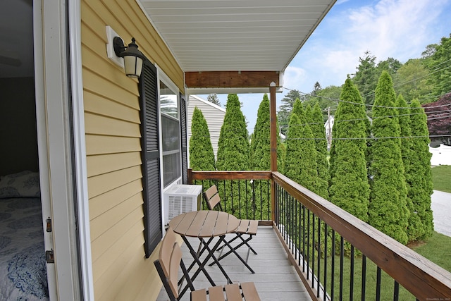 31 Bristol St, Thomaston, CT 06787 - balcony with cooling unit