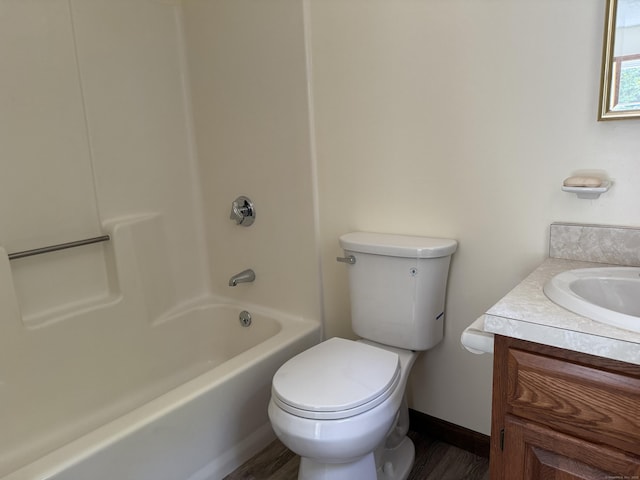394 Merrow Rd, Coventry, CT 06238 - full bathroom featuring vanity, wood finished floors, and bathing tub / shower combination