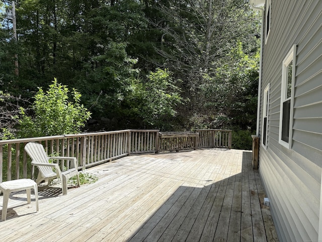 394 Merrow Rd, Coventry, CT 06238 - view of wooden terrace