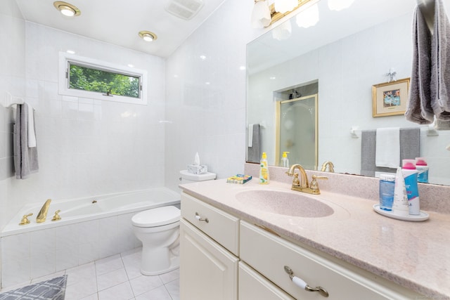100 Chestnut Rd, Newington, CT 06111 - bathroom with tile patterned flooring and vanity