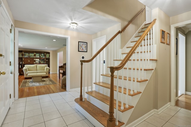 14 Inverness Rd, Trumbull, CT 06611 - stairs with tile patterned flooring