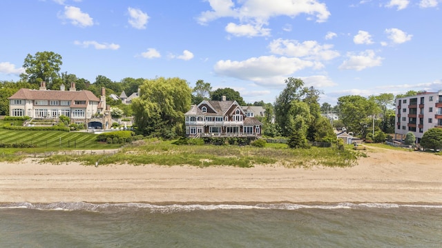 1410 S Pine Creek Rd, Fairfield, CT 06824 - view of subject property with expansive coastline