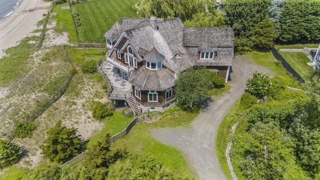 1410 S Pine Creek Rd, Fairfield, CT 06824 - aerial view of property and surrounding area