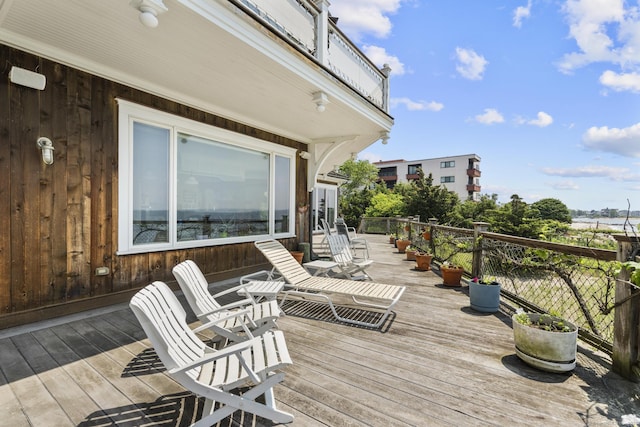 1410 S Pine Creek Rd, Fairfield, CT 06824 - view of wooden deck