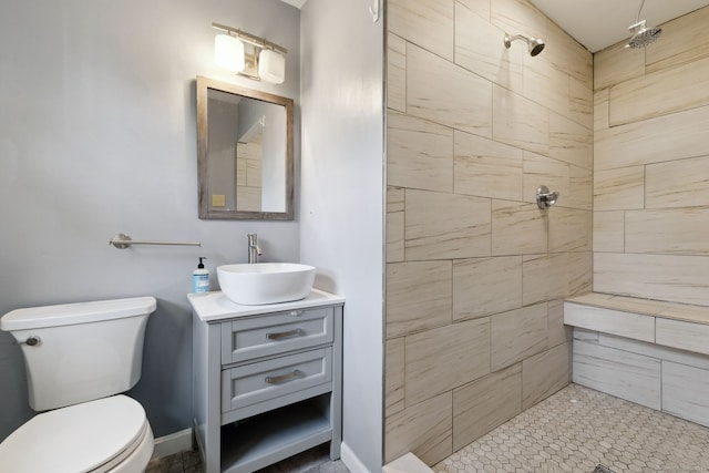 107 Carroll Rd, Hamden, CT 06517 - full bathroom with vanity and a tile shower