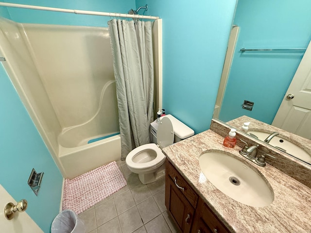 175 Berlin Ave Apt 31, Southington, CT 06489 - full bathroom featuring tile patterned flooring, vanity, and shower / bathtub combination with curtain