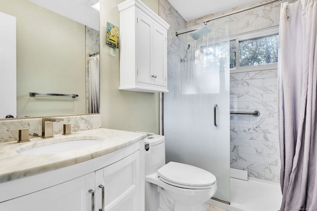 46 Jackson Rd, Enfield, CT 06082 - bathroom featuring vanity and a shower stall