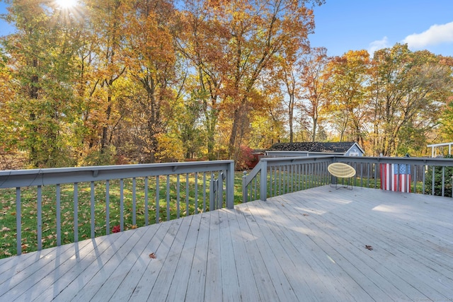 46 Jackson Rd, Enfield, CT 06082 - view of deck