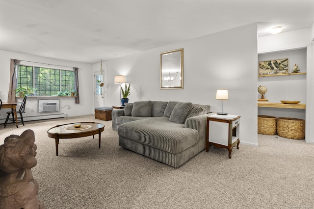 8 Carlisle Ct Unit 8, Brookfield, CT 06804 - living area featuring carpet and baseboard heating