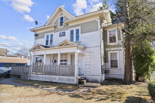 122 Derby Ave, New Haven, CT 06511 - view of front of property featuring a porch