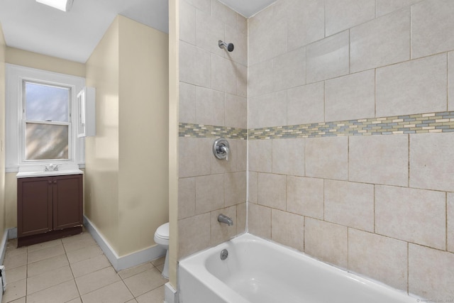 122 Derby Ave, New Haven, CT 06511 - full bathroom with tile patterned flooring, vanity, and tub / shower combination