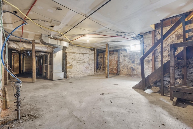 122 Derby Ave, New Haven, CT 06511 - basement featuring heating unit