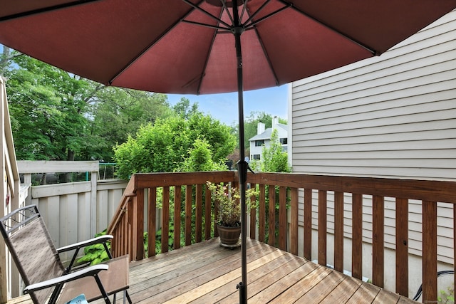 222 Sunrise Hill Rd Unit 222, Norwalk, CT 06851 - view of wooden terrace