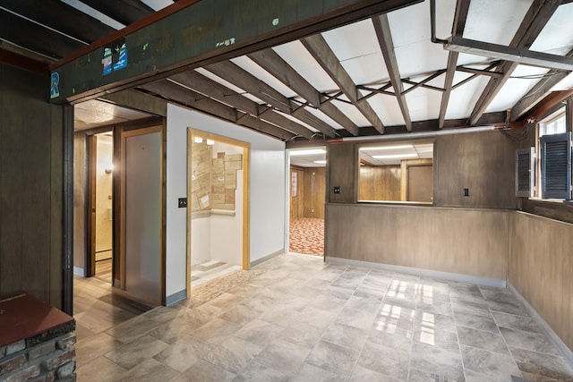 538 Quaddick Rd, Thompson, CT 06277 - interior space with wooden walls