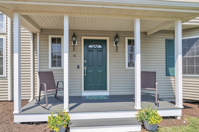 56 Stagecoach Cir, Milford, CT 06460 - view of exterior entry with covered porch