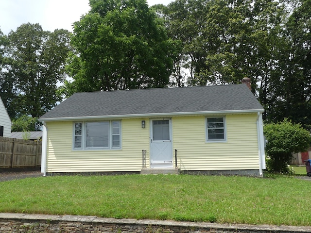 57 Pinehurst Ave, New Britain, CT 06053 - bungalow-style home with a chimney