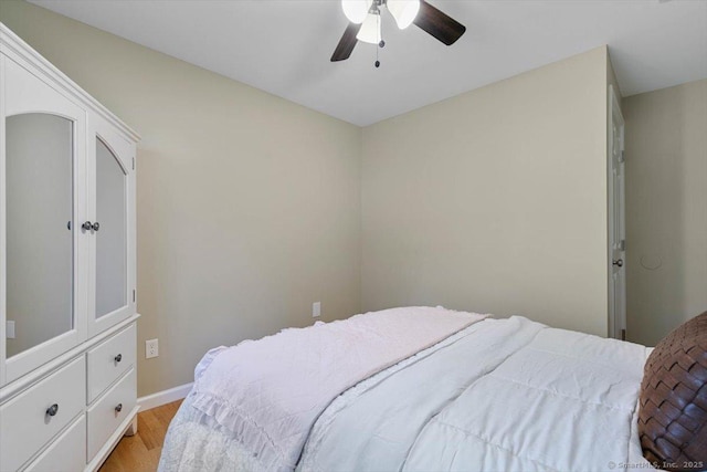 2 Sunwoods Cir, Hamden, CT 06518 - bedroom featuring light wood-style floors and ceiling fan
