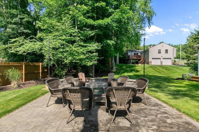 2 Sunwoods Cir, Hamden, CT 06518 - view of patio / terrace featuring a fire pit