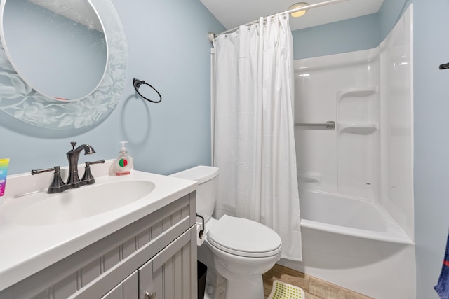 291 Guinevere Rdg, Cheshire, CT 06410 - full bathroom with vanity, shower / tub combo, and wood finished floors