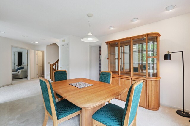 17 Brittania Dr Unit 17, Danbury, CT 06811 - dining area with light carpet and stairs
