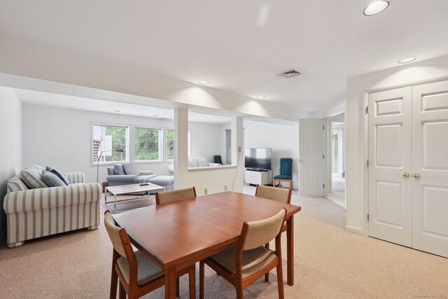 17 Brittania Dr Unit 17, Danbury, CT 06811 - dining room featuring light colored carpet and recessed lighting