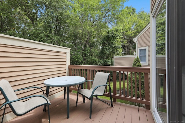17 Brittania Dr Unit 17, Danbury, CT 06811 - deck featuring view of scattered trees