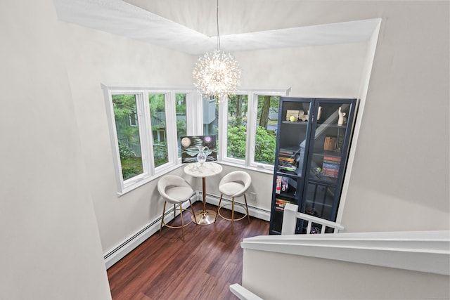 12 Byrne Ct Unit D, Farmington, CT 06032 - dining room with wood finished floors and a chandelier