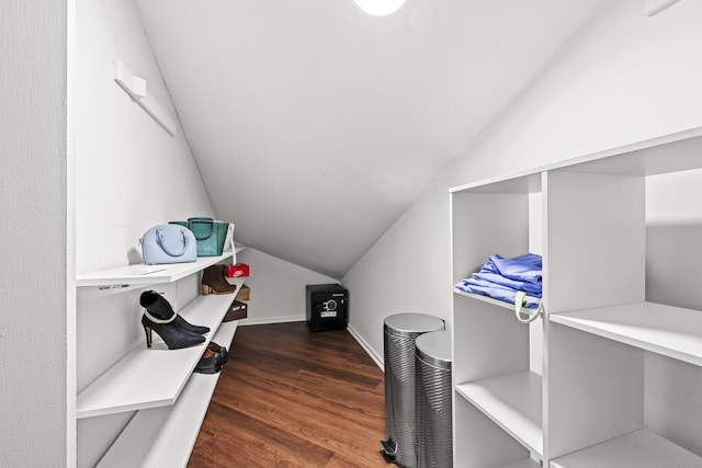 12 Byrne Ct Unit D, Farmington, CT 06032 - spacious closet with vaulted ceiling and wood finished floors