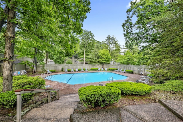 12 Byrne Ct Unit D, Farmington, CT 06032 - community pool featuring a patio and view of scattered trees