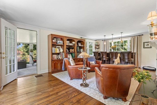 5 Lookout Rd, Norwalk, CT 06850 - living area featuring wood-type flooring and baseboards