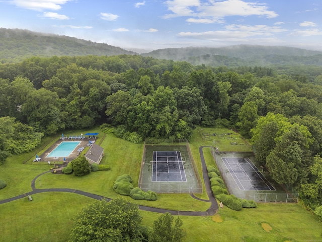 21 Heritage Cir Unit A, Southbury, CT 06488 - bird's eye view of a heavily wooded area and mountains