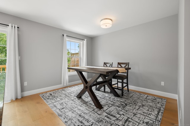 64 Scotch Cap Rd Unit 173, Waterford, CT 06375 - dining area with wood finished floors and a desk