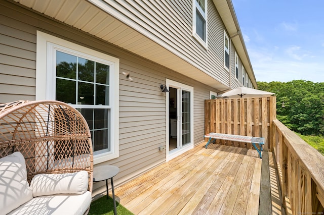 64 Scotch Cap Rd Unit 173, Waterford, CT 06375 - view of wooden deck