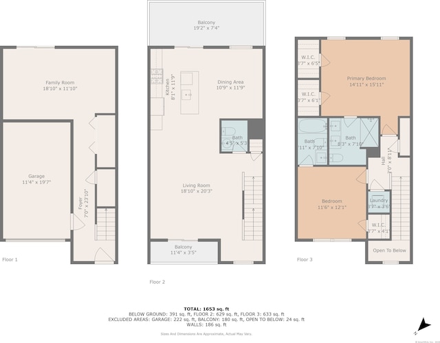 64 Scotch Cap Rd Unit 173, Waterford, CT 06375 - view of room layout