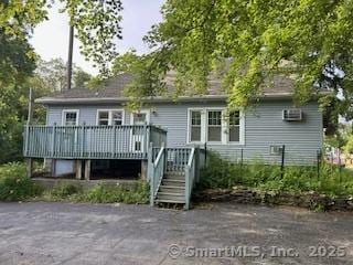 1063 N Main St, Killingly, CT 06241 - view of front of property with a deck and stairway