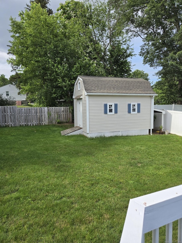 118 Harding Ave, Newington, CT 06111 - fenced backyard featuring a storage shed