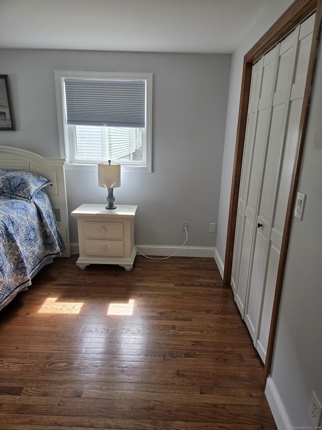 118 Harding Ave, Newington, CT 06111 - bedroom with dark wood-type flooring and a closet