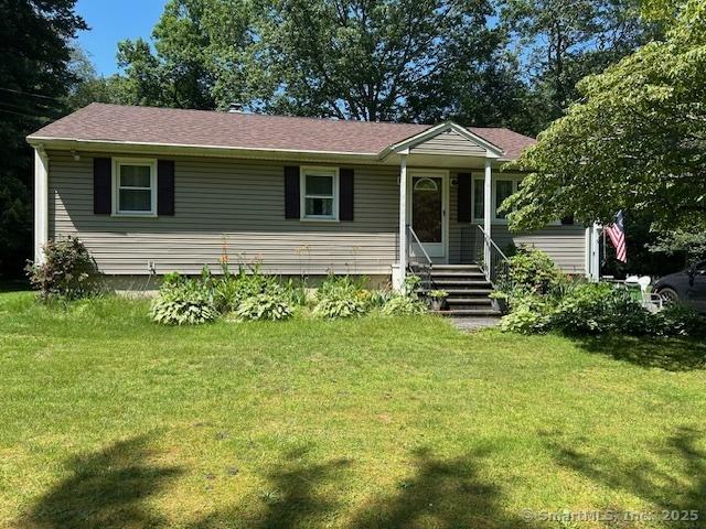450 Toll Gate Rd, Groton, CT 06340 - view of front of property with a front yard