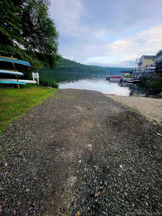 69 Forest Dr, Newtown, CT 06482 - view of yard with a water view
