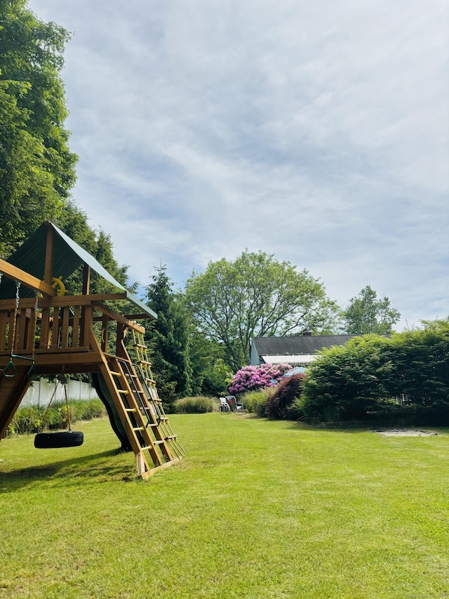 24 Cambridge Dr, Southington, CT 06489 - view of grassy yard with a playground