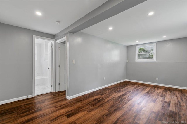 29 Pembroke Rd, Hamden, CT 06514 - basement featuring wood finished floors and recessed lighting