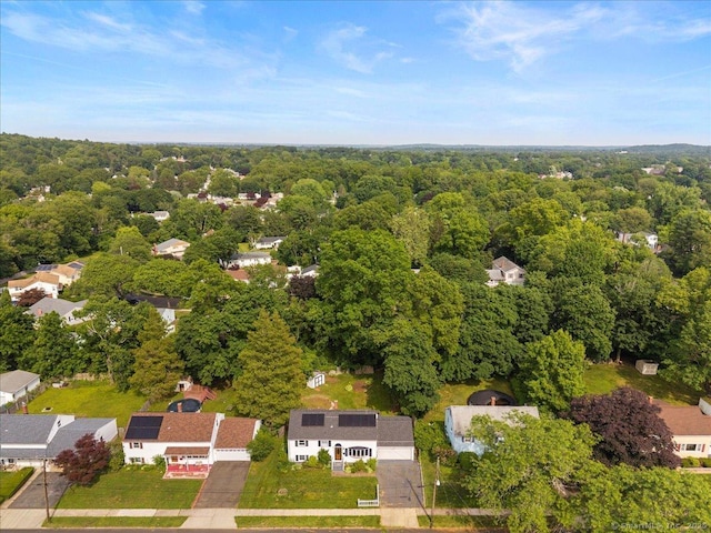 29 Pembroke Rd, Hamden, CT 06514 - aerial view of residential area with a heavily wooded area