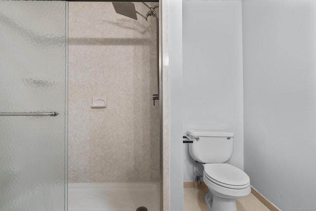 410 Farmington Ave Apt M2, New Britain, CT 06053 - bathroom featuring a shower stall and toilet