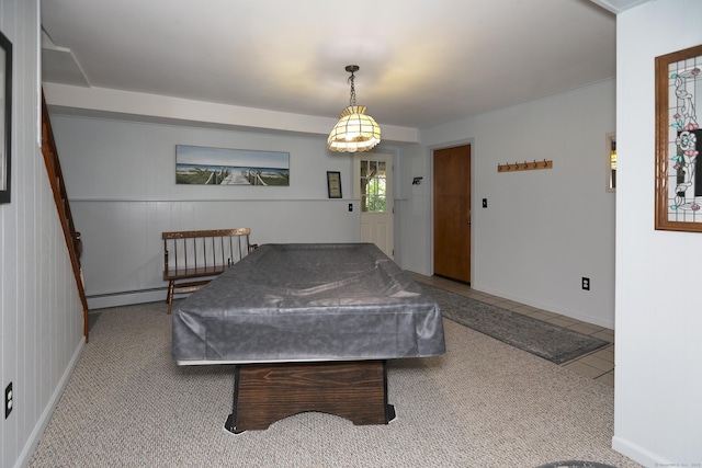 21 Berle Rd, South Windsor, CT 06074 - game room with baseboard heating and baseboards