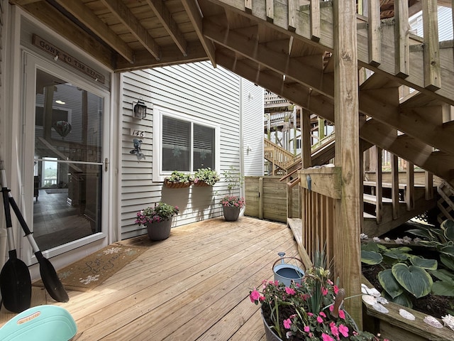 5 Mansfield Grove Rd Apt 146, East Haven, CT 06512 - wooden terrace featuring stairway