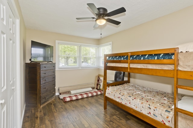 6 Weymouth Dr, Enfield, CT 06082 - bedroom with wood finished floors and a ceiling fan